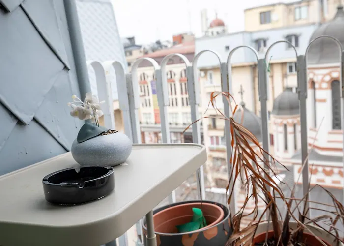 Old Town Luxe Retreat - Calea Victoriei Cec Bank Appartement Bucarest
